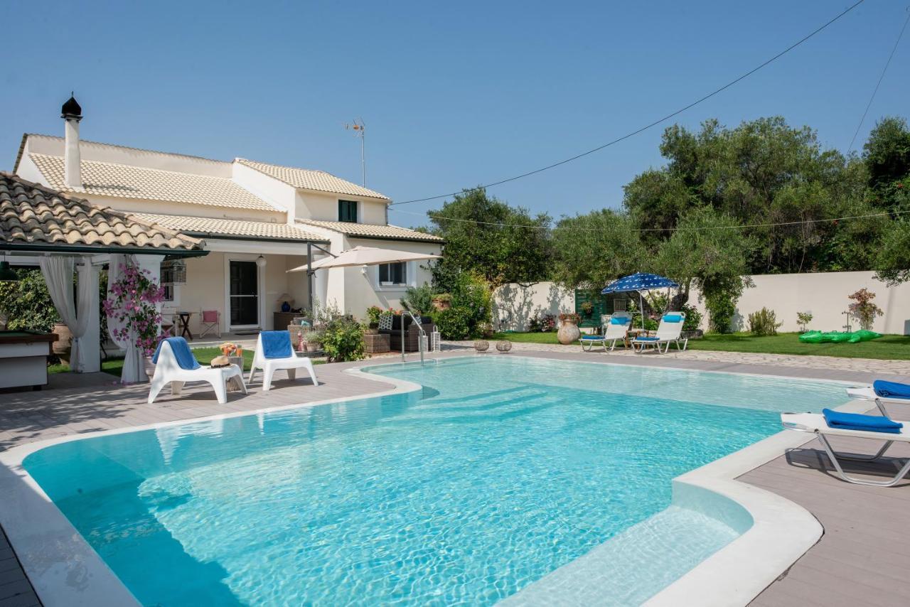 Corfu Villa Linea Linia Екстер'єр фото